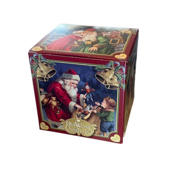 OWC Old World Christmas Blown Glass Ornament 32365 Retro Lunchbox 2018 W/Box NOS - Picture 4 of 9